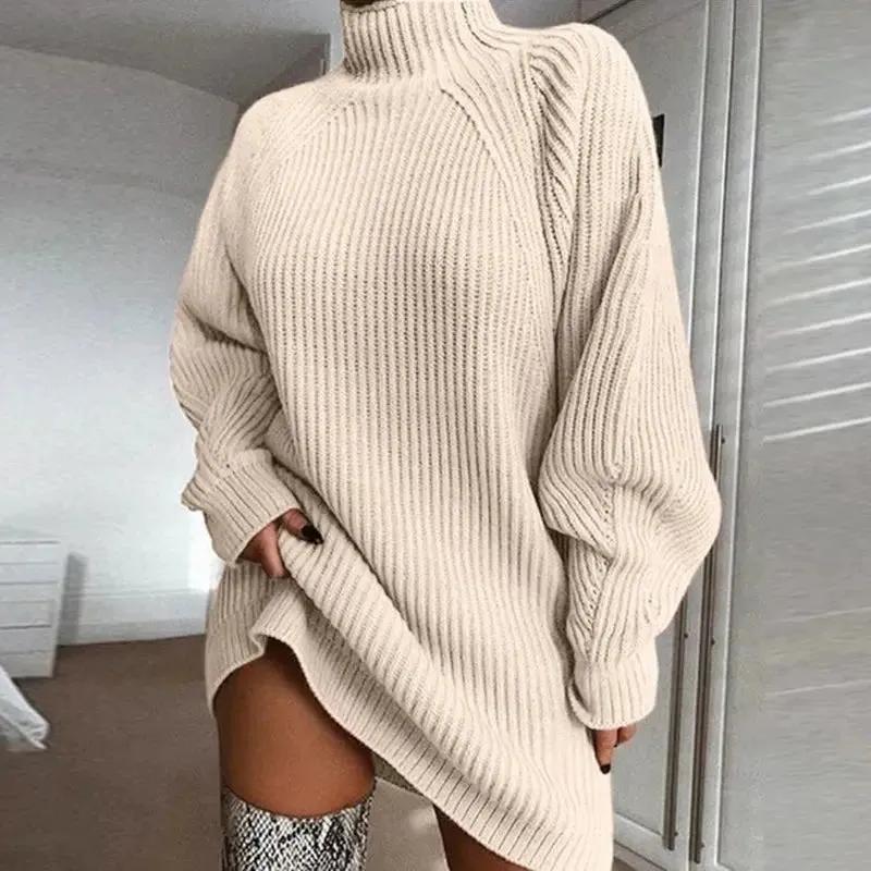 Warm Women Sweater Dress