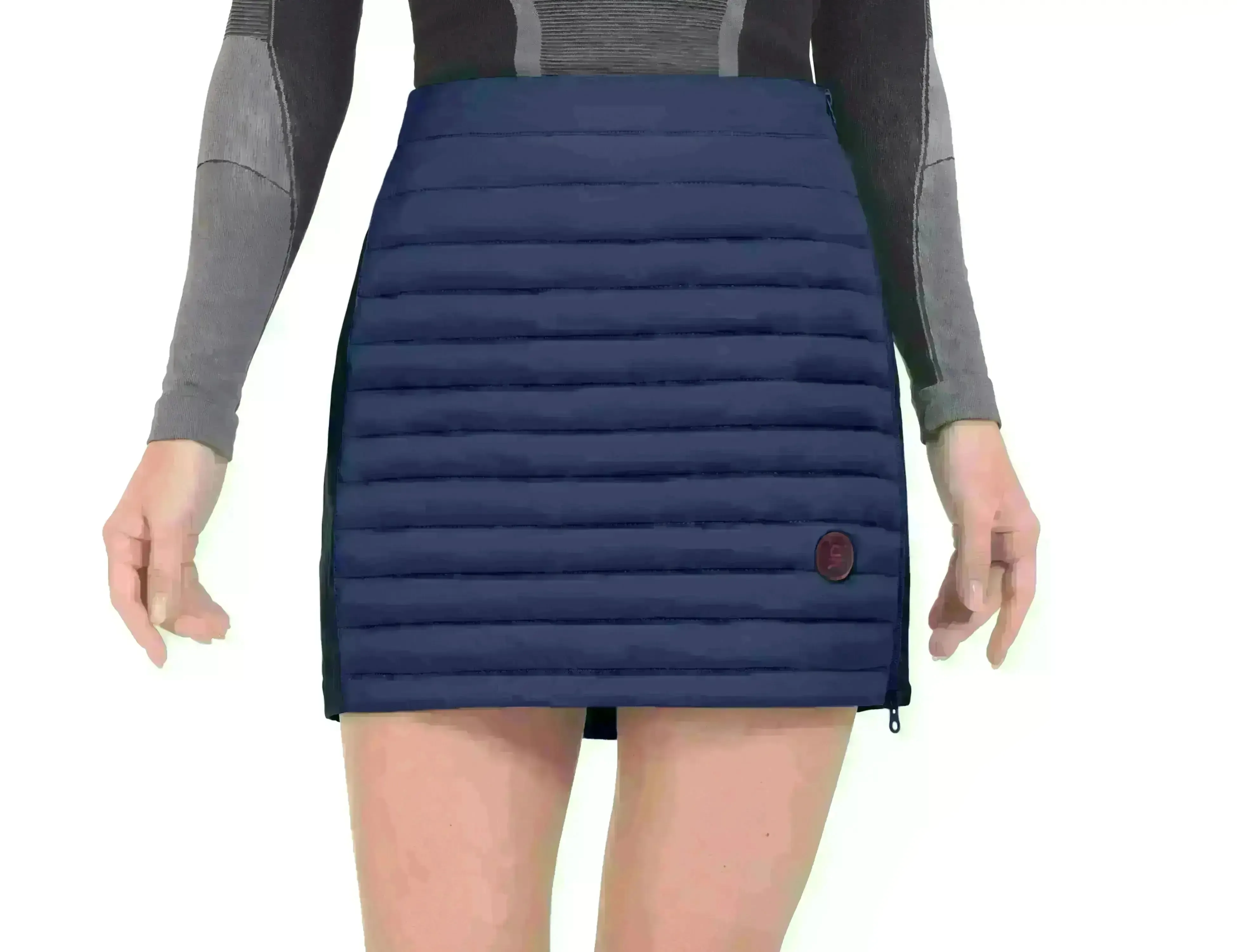 Women's Lightweight Puffer Sport Quilted Running Skirt