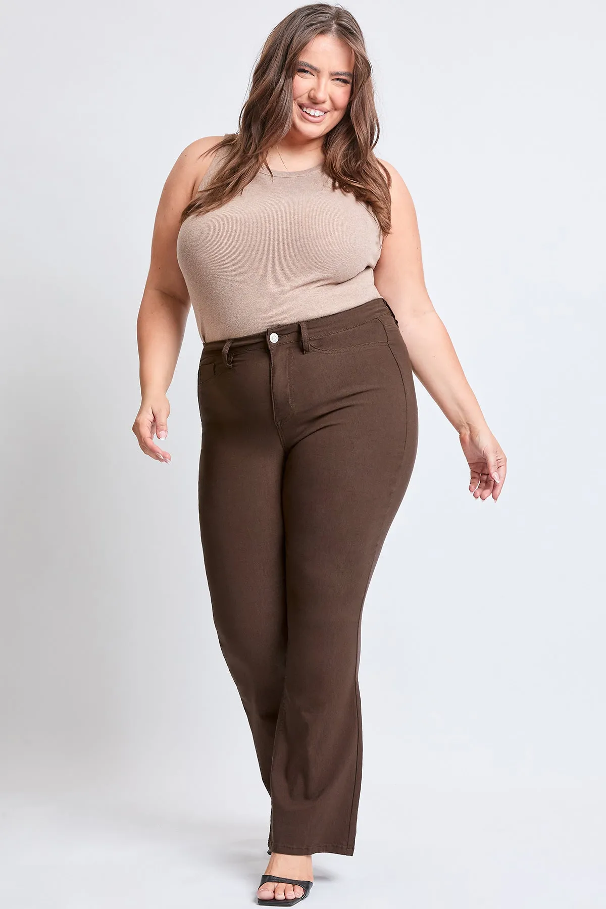 Women´s Plus Size Hyperstretch Flare Pants, Coco