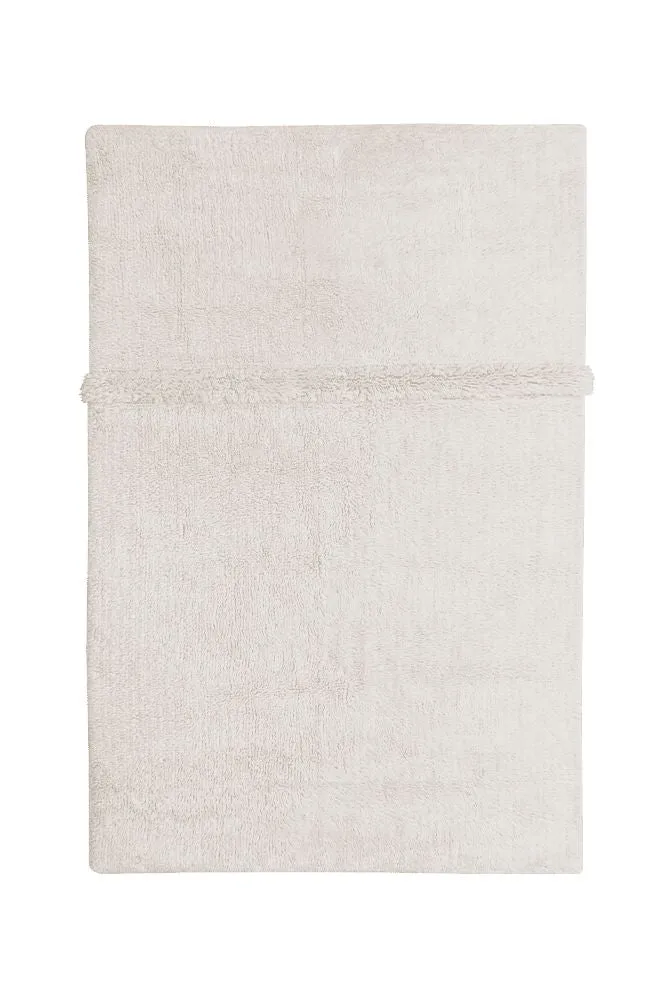 WOOL AREA RUG TUNDRA WHITE