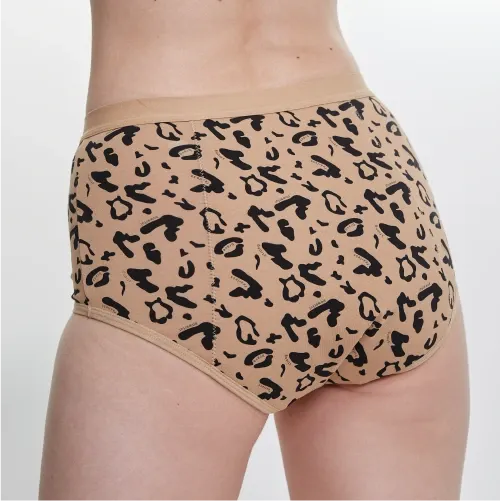 WUKA Leopard Print High Waist - Heavy Overnight