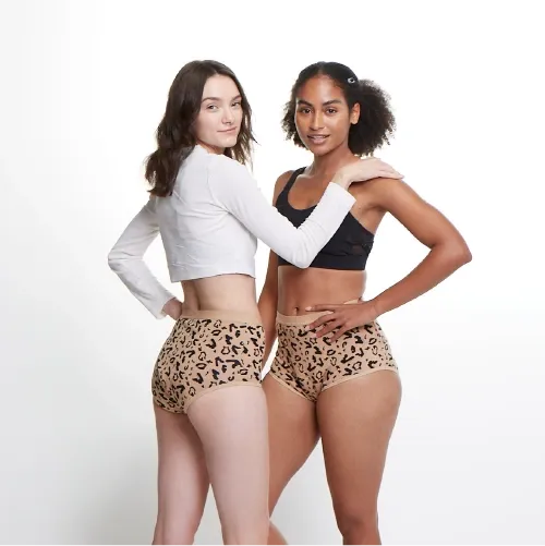 WUKA Leopard Print High Waist - Heavy Overnight