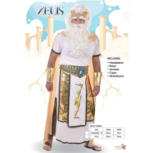 Zeus Adult Costume - Dr Toms